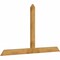 Ekena Millwork Portland Rough Sawn Timber Gable Bracket, Western Red Cedar, 96"W x 56"H x 2"D x 6"F, 14/12 Pitch GBW096X56X0206POR00RWR - alternate 3